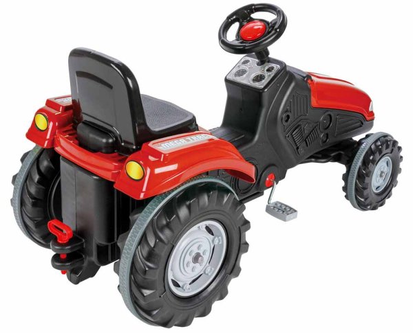 Pilsan Педальная машина "Трактор Mega" / цвет красный