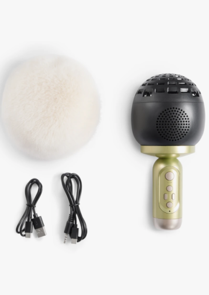 Микрофон FLUFFY MIC «ФЛАФИ МИК» (оливковый / olive) оливковый / olive