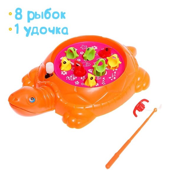 Заводная рыбалка "Черепаха", МИКС  410194