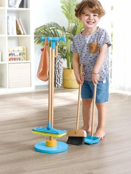 Детский игровой набор для уборки (на подставке), 6 элементов 