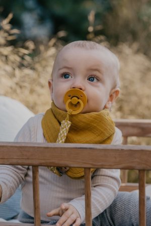BIBS Муслиновый слюнявчик Bandana Bib Mustard