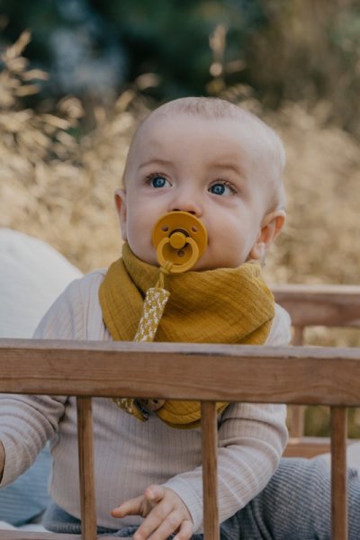 BIBS Муслиновый слюнявчик Bandana Bib Mustard