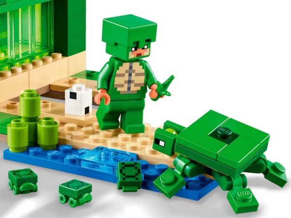 Lego Minecraft Конструктор "Домик на Черепашьем пляже"