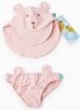 Happy baby Комплект для девочки: панама+плавки / рост 86-92 см / 12-18 месяцев / цвет розовый