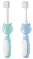 Roxy Kids Набор зубных щеток "Мишка" / цвет минт+голубой					