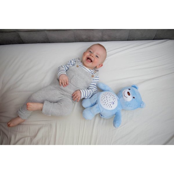 Chicco Мишка мягкий музыкальный / цвет голубой