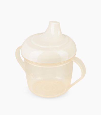Happy Baby Поильник с ручками Drink Up, 170 мл / цвет milky