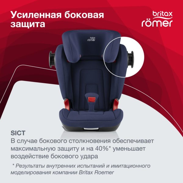 Britax Roemer Детское автокресло Kidfix 2 S / цвет Moonlight Blue