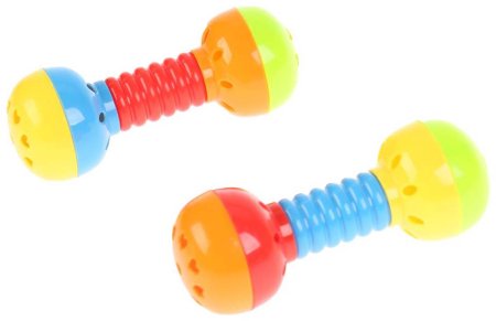 Умка Развивающая игрушка-погремушка «Гантельки»