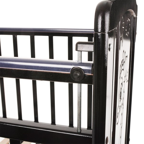 Pituso Кровать детская Noli "Мишутка", маятник универсальный с накладкой, цвет / венге