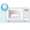 Avent Пустышка Ultra soft с футляром 6-18мес 2шт / розовый / фиолетовый