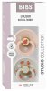 Bibs Набор латексных пустышек Studio Colour, 0+ месяцев Ladybug - Blush Mix