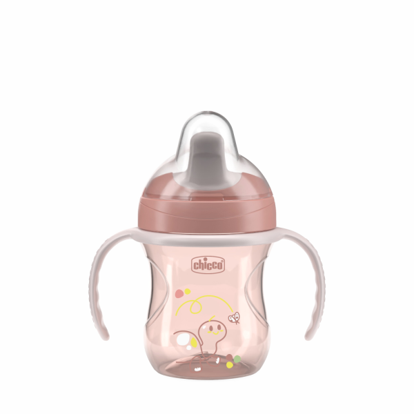 Поильник Chicco Training Cup 6м+, розовый 00006921150000