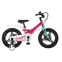 Maxiscoo Детский Двухколесный Велосипед, серия Space (2021), Delux 18" / цвет розовый					