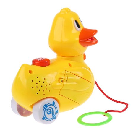 Умка Развивающая игрушка Музыкальная уточка-каталка 299599 / цвет желтый