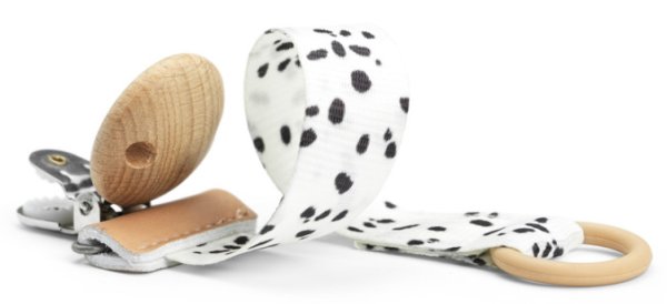 Elodie Клипса для пустышки Wood Dalmatian Dots