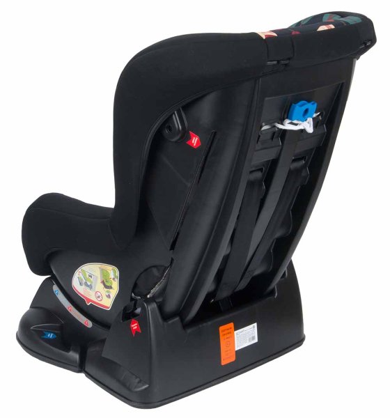 Leader Kids Автокресло Rally II, цвет / Leaf Red (красный+принт деревья)