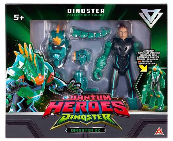 Dinoster Большая фигурка героя Оз в дино-костюме, 20 см