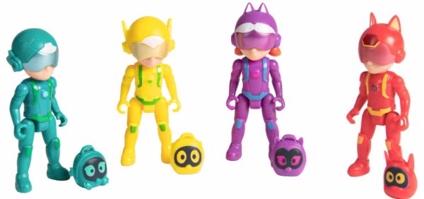 Petronix Игровой набор 4 фигурки героев