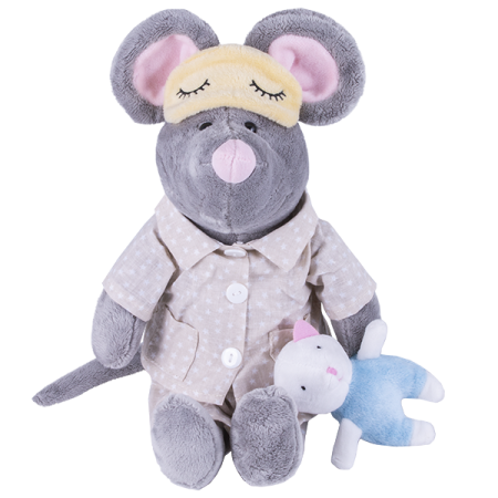 Softoy Игрушка Мышь в пижаме, 36 см S886/20