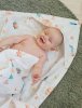 Babyedel Пеленка-уголок муслиновая Модница/сердечки