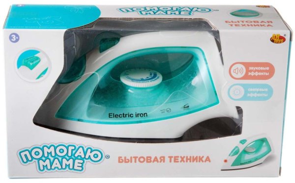 ABtoys Игрушка "Утюг с имитацией пара" из серии "Помогаю маме"