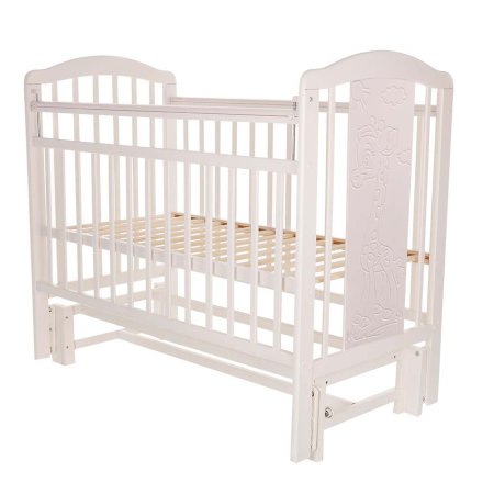 Pituso Кровать детская Noli, универсальный маятник / цвет Белый, Жирафик