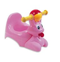 Горшок-игрушка Little Baby "Зайчик" (розовый)