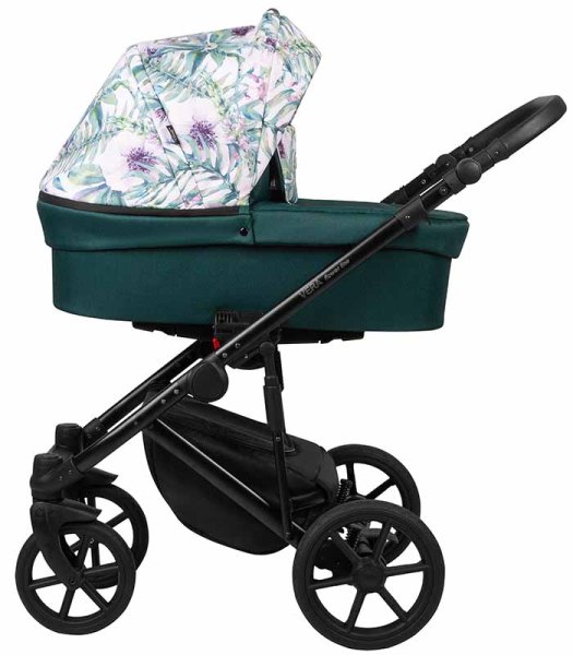 Bambini Moretti Коляска 2 в 1 Aurora / цвет цветы зеленые