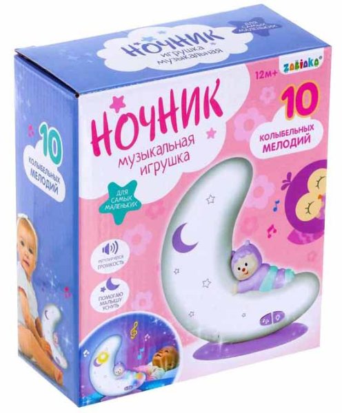 Zabiaka Музыкальная игрушка-ночник «Добрые сны»