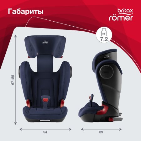 Britax Roemer Детское автокресло Kidfix 2 S / цвет Moonlight Blue