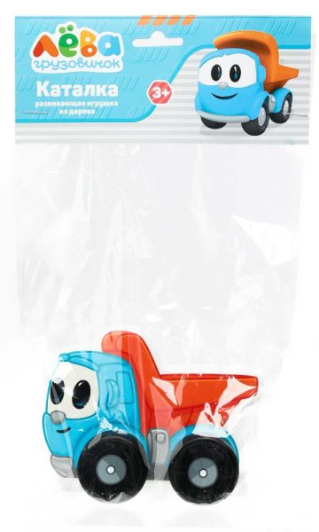 Буратино Деревянная машинка-каталка «Грузовичок Лёва»