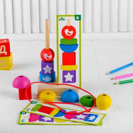 Лесная мастерская Пирамидка 9 деталей