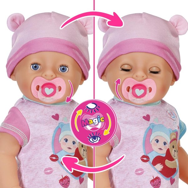 БЕБИ борн. Интерактивная кукла Эмма с магическими глазками 43 см. BABY born