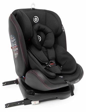 Bambini Moretti Детское автокресло ST-3 (0-36 кг) / цвет черный с красной строчкой
