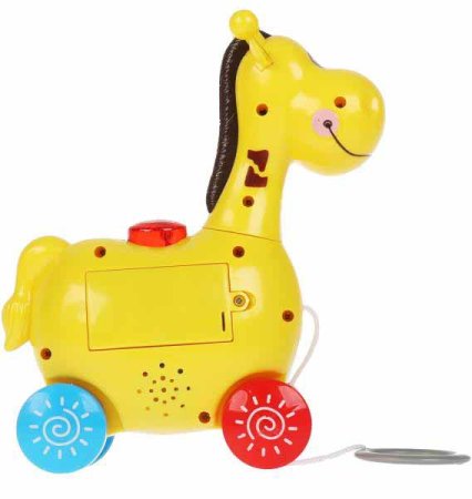 Умка Развивающая музыкальная игрушка «Каталка-жирафик»