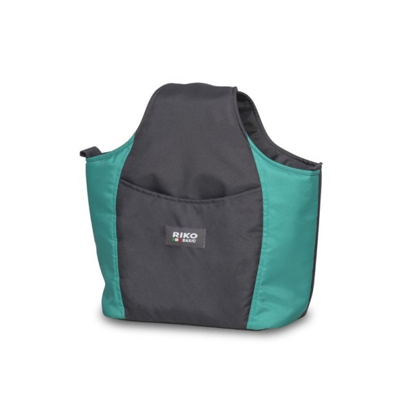 Riko Basic Коляска для близнецов 2 в 1 Saxo / цвет бирюзовый-чёрный 01