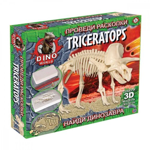 HTI Dino World Набор Проведи раскопки (Трицератопс)