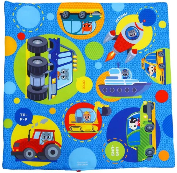 Крошка Я Развивающий коврик с дугами «Транспорт»