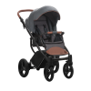 Bebetto Детская коляска 2 в 1 Luca Pro / цвет серый 03, рама черная