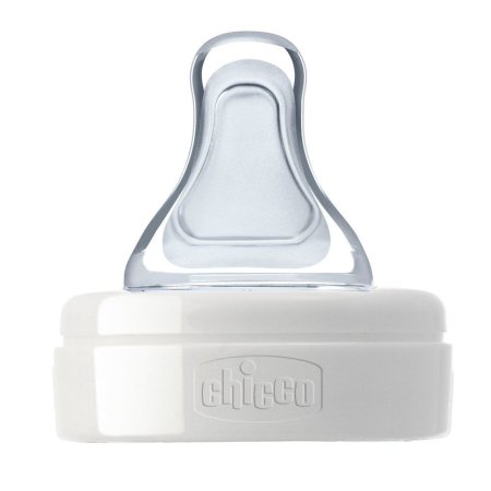 Chicco Бутылочка Well-Being Uni с силиконовой соской средний поток, 250 мл / цвет серый