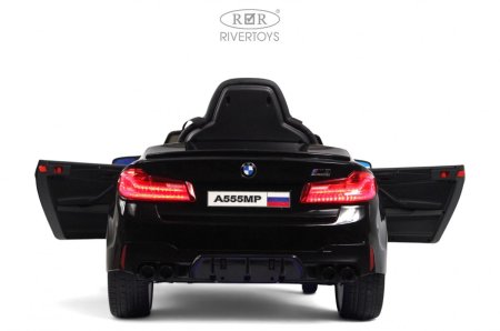 A555MP Электромобиль BMW M5 Competition (Черный глянец)
