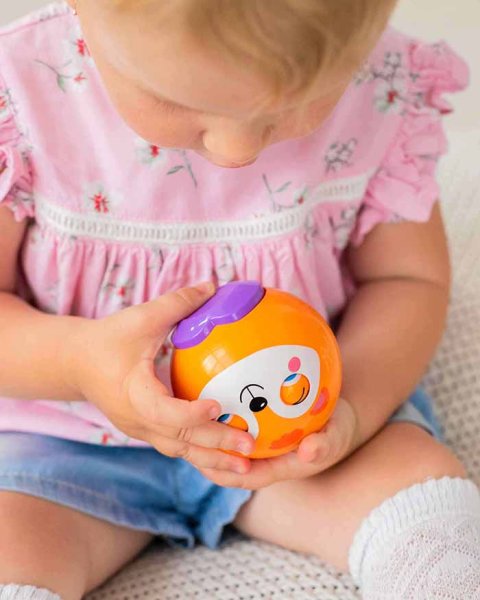 Азбукварик Музыкальный мячик-сюрприз "Лисичка"