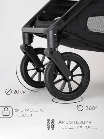 (Т) Коляска 2в1 Bambini Moretti Prime  (Olive)