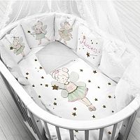 Луняшки Комплект в кроватку Маленькая принцесса 6 предметов 40016 арт					