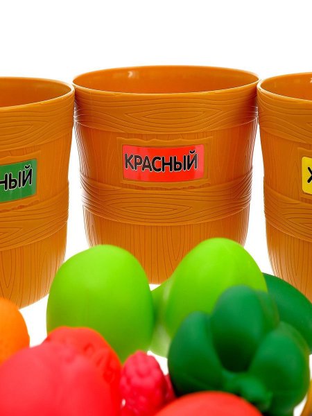 Zabiaka Набор для сортировки "Разноцветный урожай"