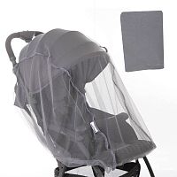 Baby care Москитная сетка Star для прогулочных колясок (серый)					