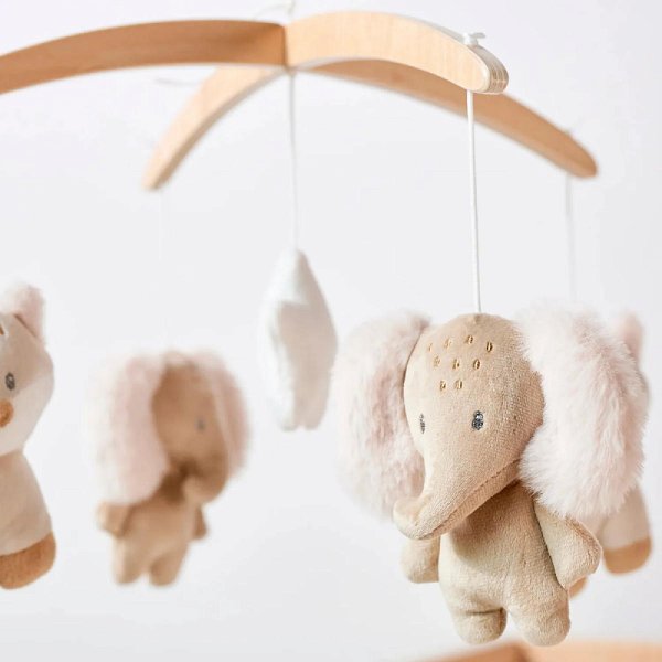 Nattou Мобиль Flo, Ernest & Oli Лиса, Лев и Слоник