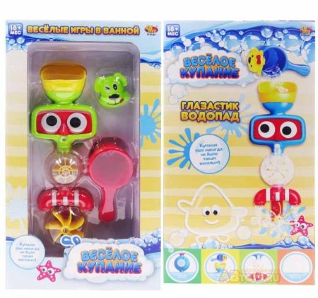ABtoys Игрушка для ванны Веселое купание "Глазастик-фонтан"