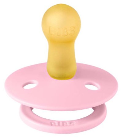 Bibs Пустышка латексная Studio Colour, с 6 месяцев Block - Coral Baby Pink